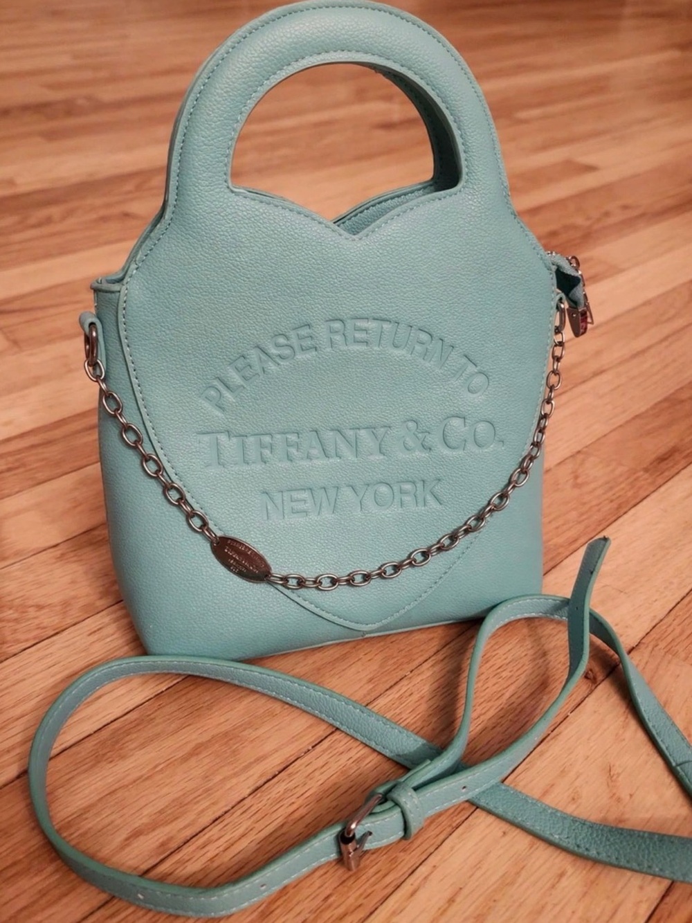 Inspired Blue Heart Tote